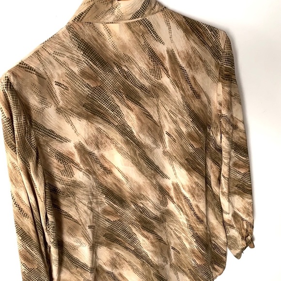 VTG Christie & Jill 100% Silk printed, Size 10 - Picture 8 of 8